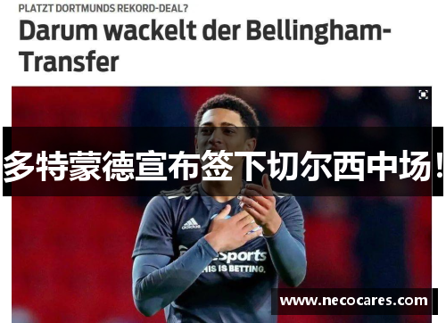 多特蒙德宣布签下切尔西中场！